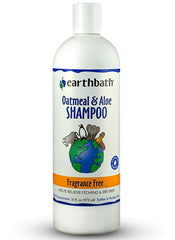 Earthbath Oatmeal And Aloe Shampoo Fragrance Free 16Oz