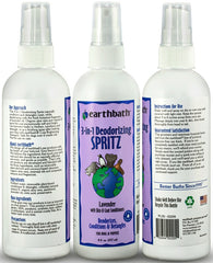 Earthbath 3-In-1 Deodorizing Spritz Lavender 8Oz