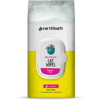Earthbath Cat Wipes Hypo-Allergenic Fragrance Free 100Ct