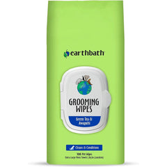 Earthbath Grooming Wipes Green Tea And Awapuhi 100Ct
