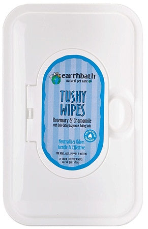 Earthbath Tushy Wipes Rosemary And Chamomile 100Ct