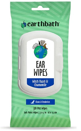 Earthbath Ear Wipes 30Ct