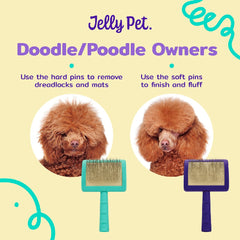 Jelly Pet Slicker Brush Soft Large