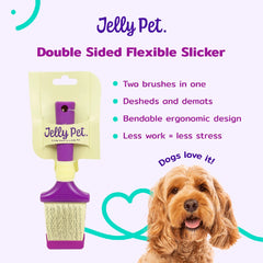 Jelly Pet Double Sided Slicker Brush Small