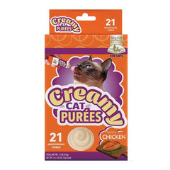 FIELDCREST FARMS Cat Purees Chicken 21 ct