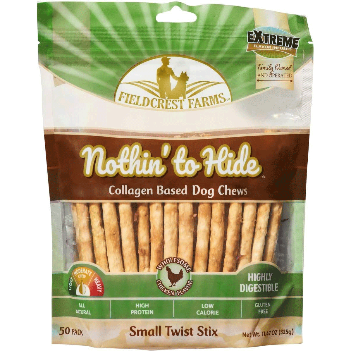 Nothin To HideTwist Stix Chicken 50pk