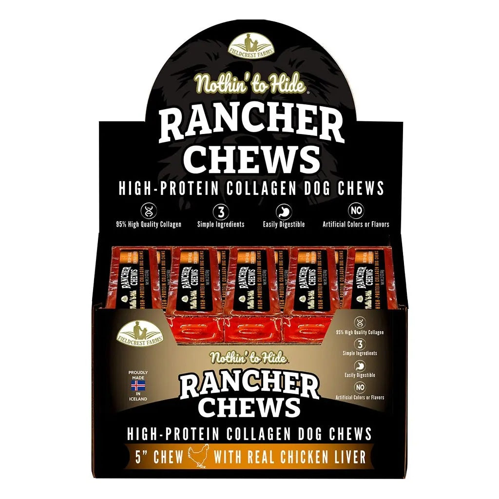 NOTHIN' TO HIDE Rancher Chew Chicken 5" 24pc Box