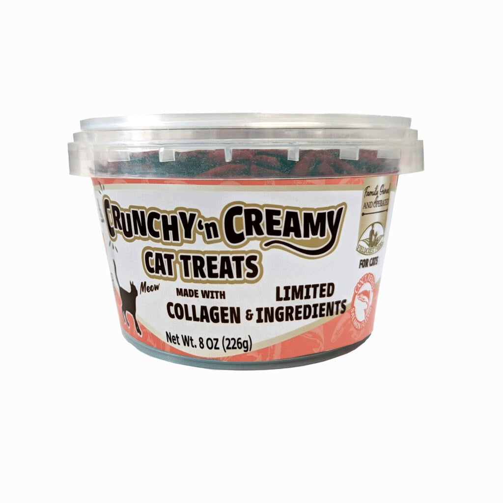 NOTHIN' TO HIDE Cat Salmon Treats 8oz Tub