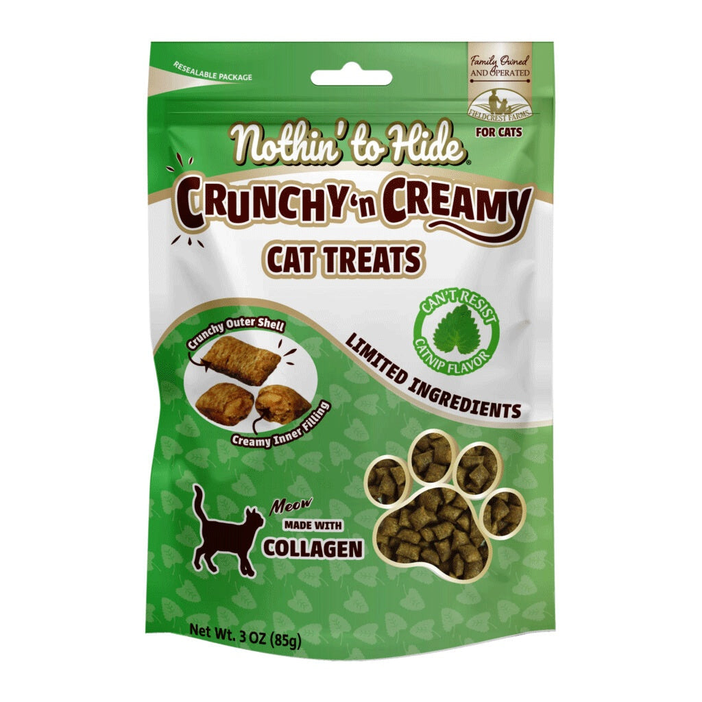 NOTHIN' TO HIDE Cat Catnip Treats 3oz