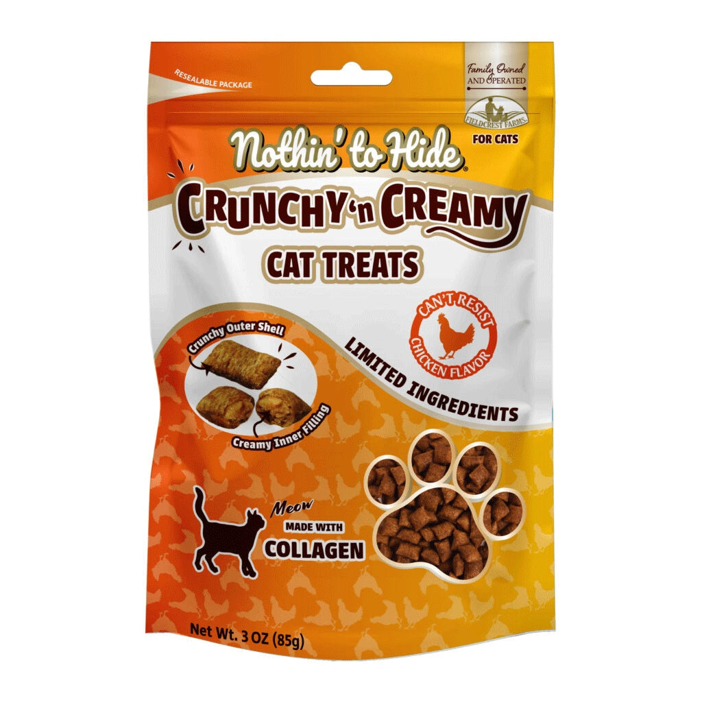 NOTHIN' TO HIDE Cat Chicken Treats 3oz