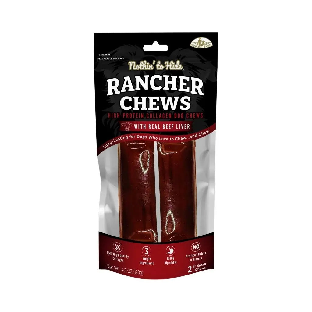 NOTHIN' TO HIDE Rancher Chew Beef 5" 2pk