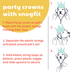 HUXLEY & KENT Party Crown Pink L