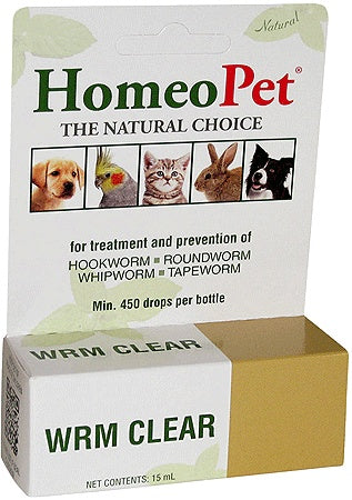 HOMEOPET WRM Clear 15ml