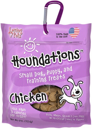 LOVING PETS Houndations Training Treats Chicken 4oz