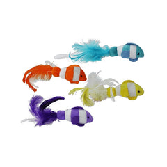 Multipet Clown Fish Cat Toy 2Pk