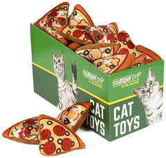Multipet Pizza Cat Toys 25Ct