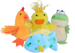 Multipet Look Who'S Talking Cat Toy Duck 3.25"
