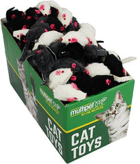 Multipet Fur Mice Cat Toys 1.25" 165Ct