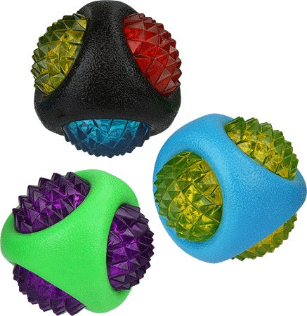 Multipet Doglucent Tpr Dental Diamond Ball 3"