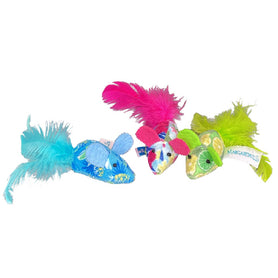 Multipet Margaritaville Mice 3Pk Cat Toy