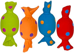 Multipet Latex Candy W/Squeaker 4"