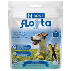N-BONE FLOSSta Dental Chews Mint 15ct