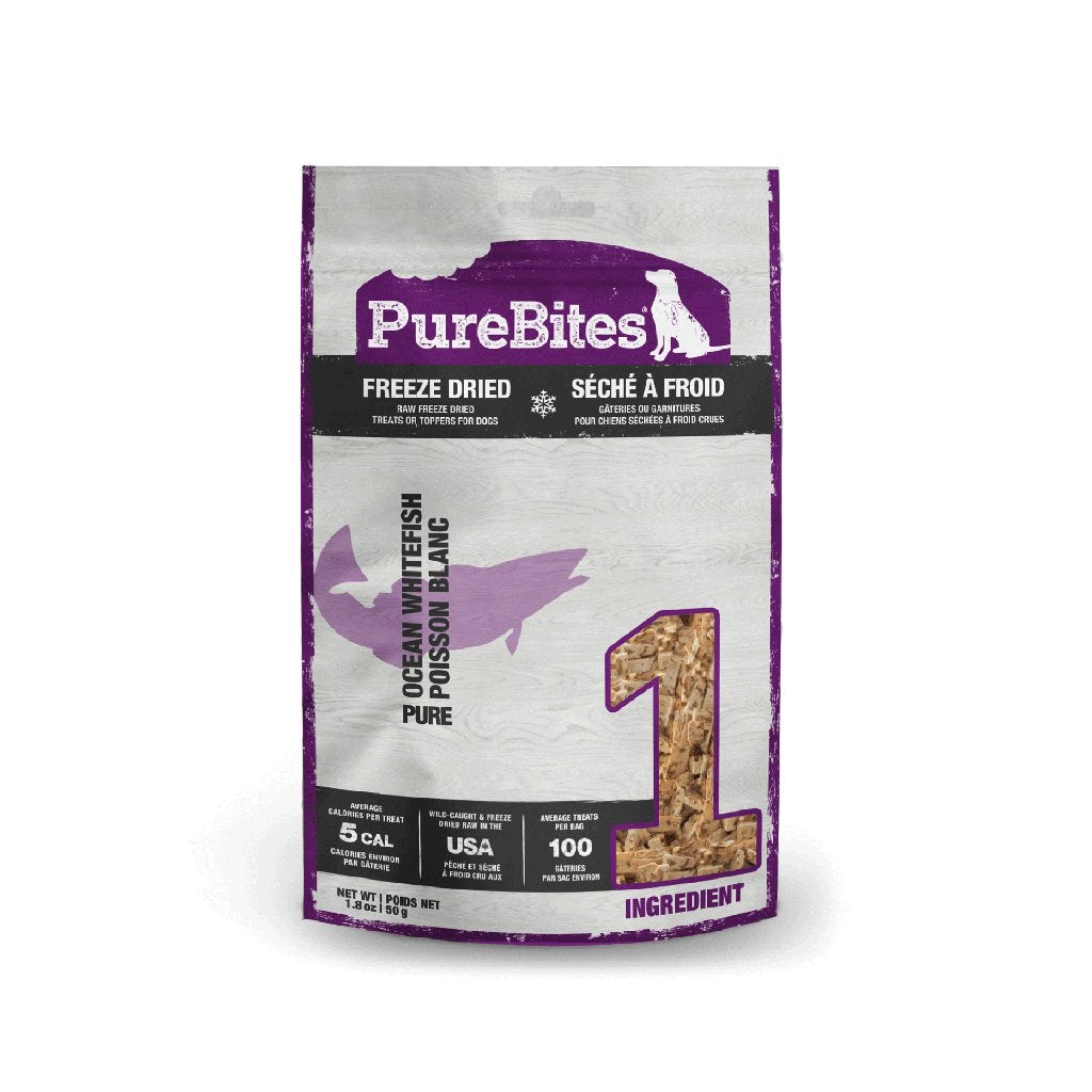 PURE BITES Freeze Dried Ocean Whitefish 1.8oz