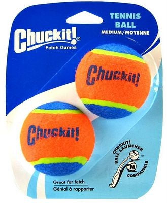 Chuckit Tennis Ball 2Pk 2.5" M