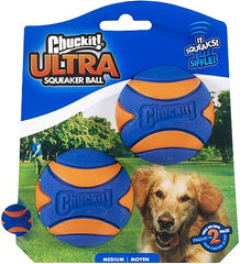 Chuckit Ultra Squeaker Ball 2Pk M