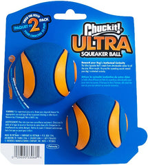 Chuckit Ultra Squeaker Ball 2Pk M
