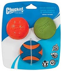 Chuckit Fetch Medley 2 Assorted 3Pk M