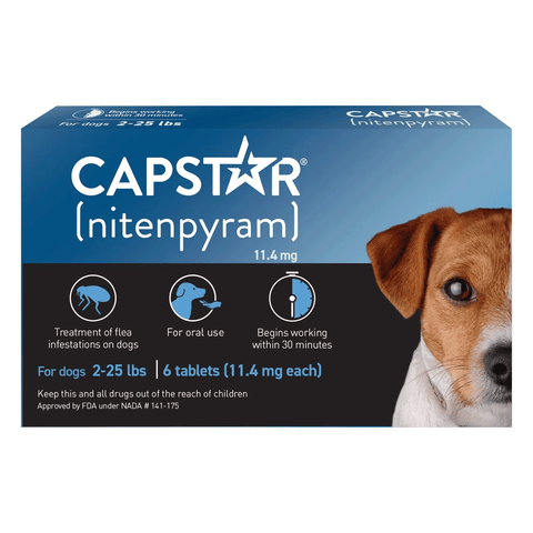 Capstar Flea Tabs Dog 2-25lbs