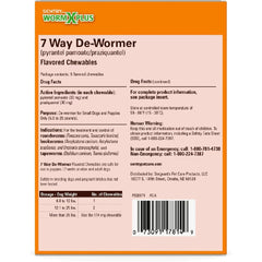SENTRYHC 7 Way De-Wormer Small Dog 6ct
