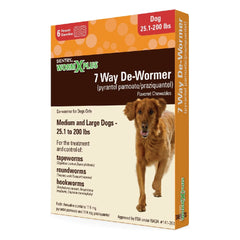 SENTRYHC 7 Way De-Wormer Large Dog 6ct