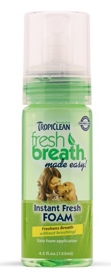Tropiclean Freshbreath Fresh Mint Foam 4.5Oz