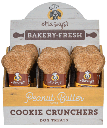 Etta Says Cookie Crunchers Peanut Butter 24ct Display
