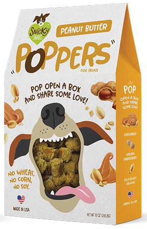 Etta Says Snicky Snaks Poppers Peanut Butter 10oz