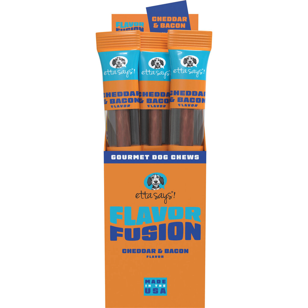 Etta Says Flavor Fusion Chew Cheese/Bacon 12ct