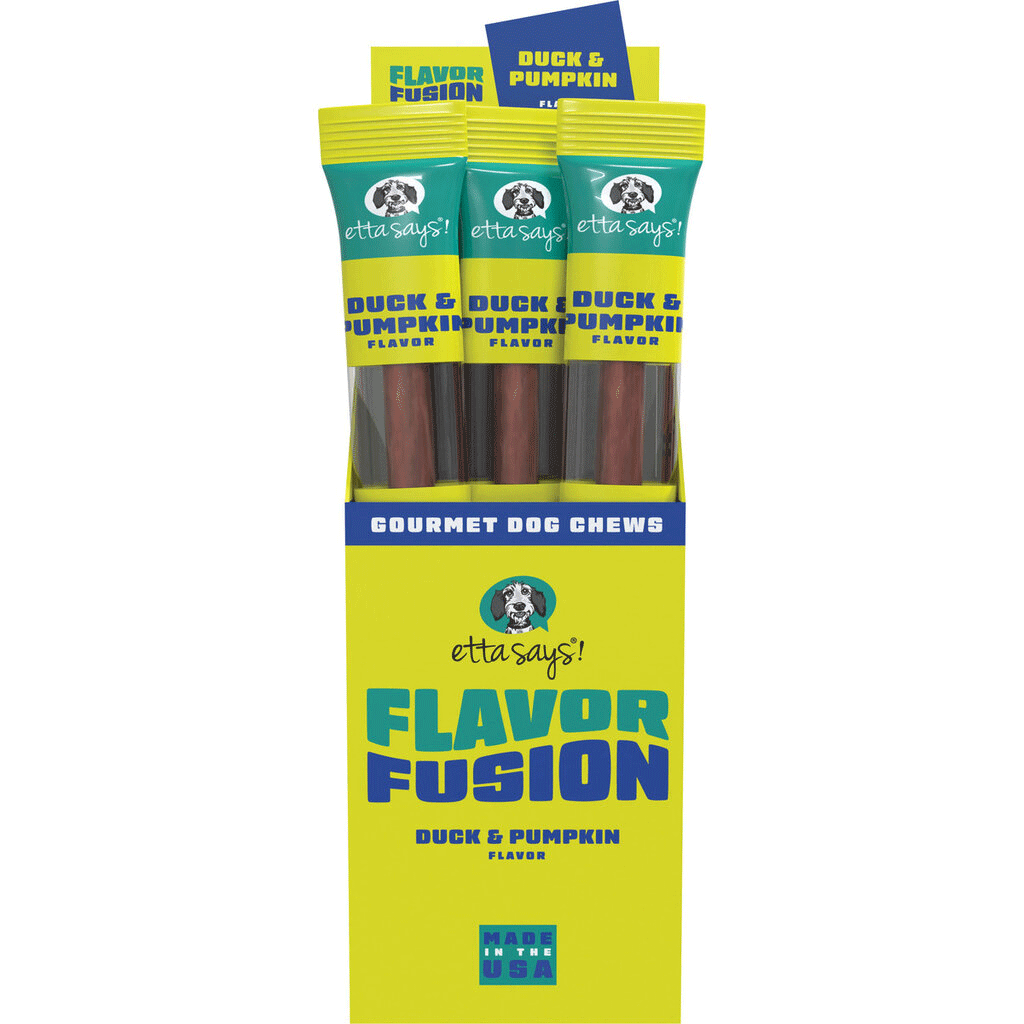 Etta Says Flavor Fusion Chew Duck/Pumpkin 12ct