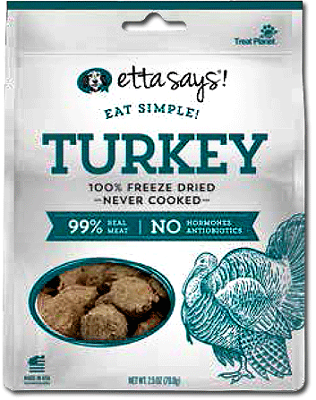 Etta Says Eat Simple! Freeze Dried Treats Turkey 2.5oz