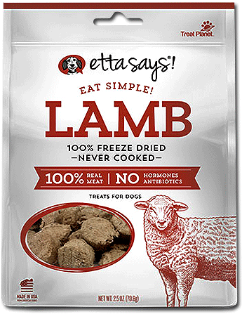 Etta Says Eat Simple! Freeze Dried Treats Lamb 2.5oz
