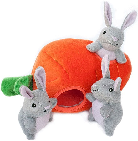 Zippypaws Zippy Burrow Bunny 'N Carrot