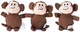 Zippypaws Zippy Miniz 3-Pack Monkeys