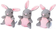 Zippypaws Zippy Miniz 3-Pack Bunnies