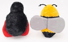 Zippypaws Crinkle 2-Pack Bee And Ladybug