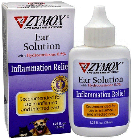 Zymox Ear Solution w/Hydrocortisone 1.25oz