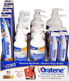 Zymox Oratene Counter Display 18ct