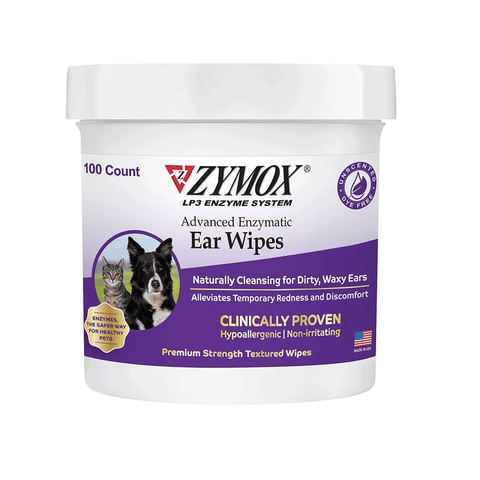 Zymox Advanced Enzymatic Ear Wipes 100 ct.