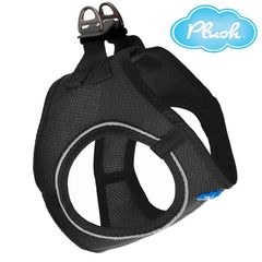 Plush Step In Air Mesh Harness - Black Medium