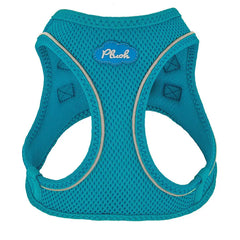 Plush Step In Air Mesh Harness - Horizon Blue 2X Large